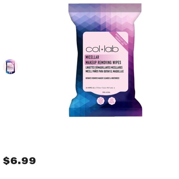 Col•lab micellar makeup removing wipes 30 wipes - Picture 2 of 2